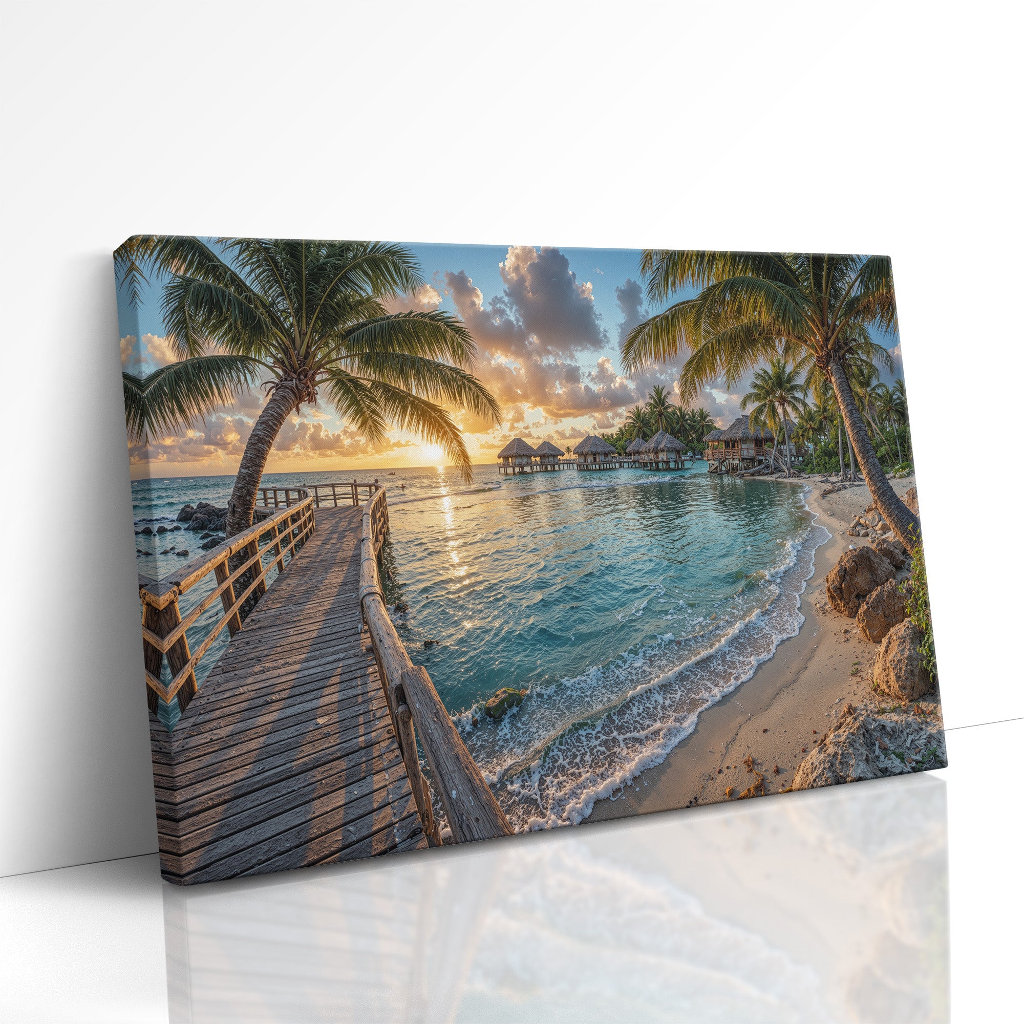 Golden Hour Over the Water