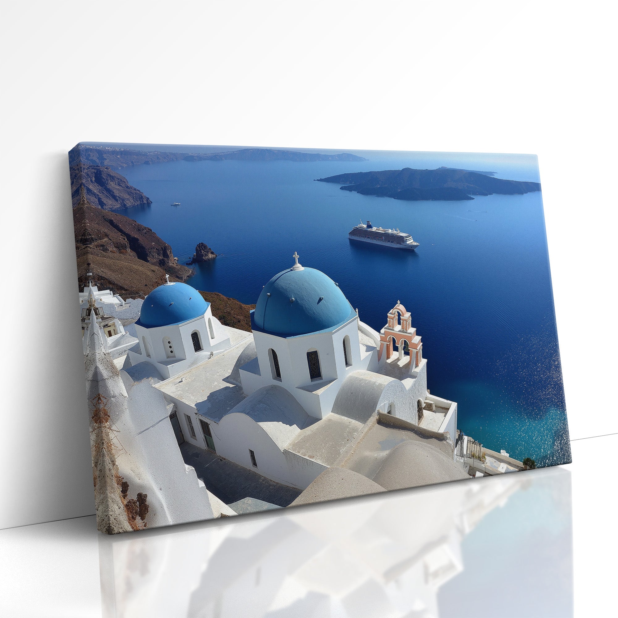 Whispers of Santorini Waters