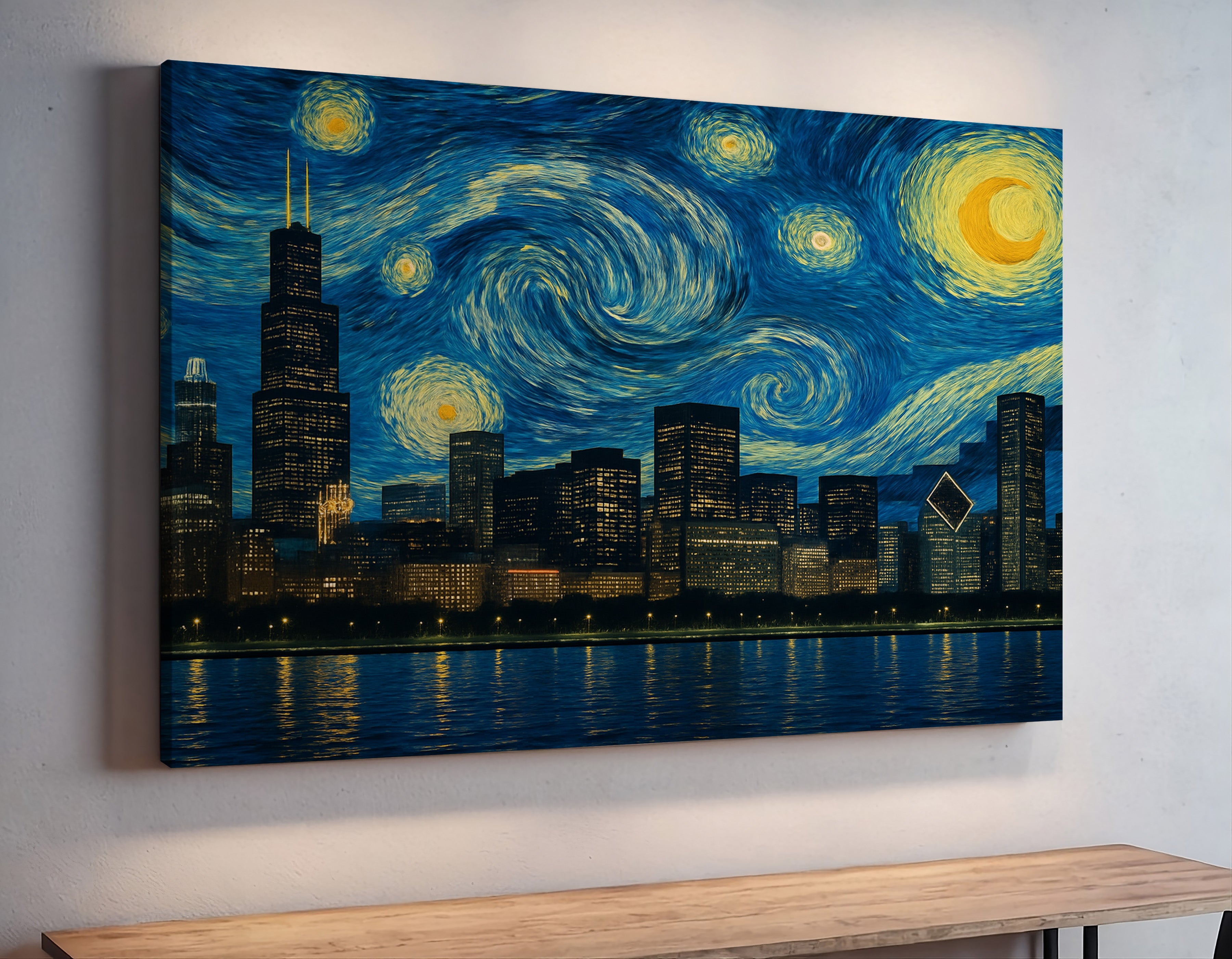 Starry Night Over Chicago