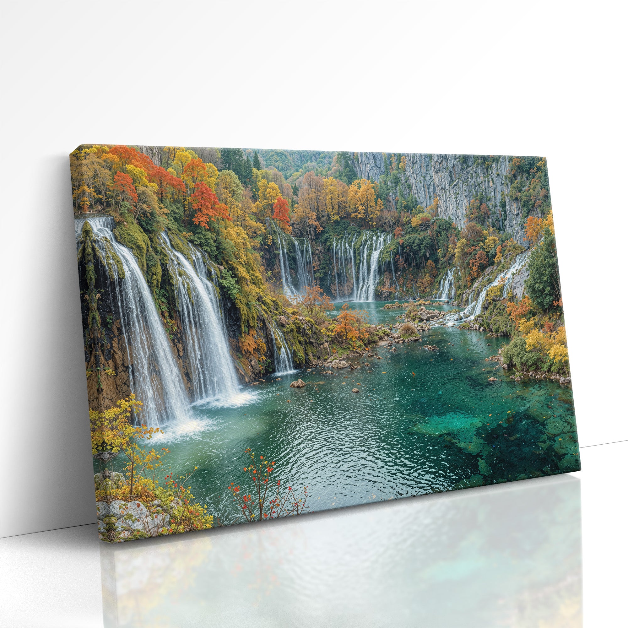 The Cascades Beneath the Autumn Crown