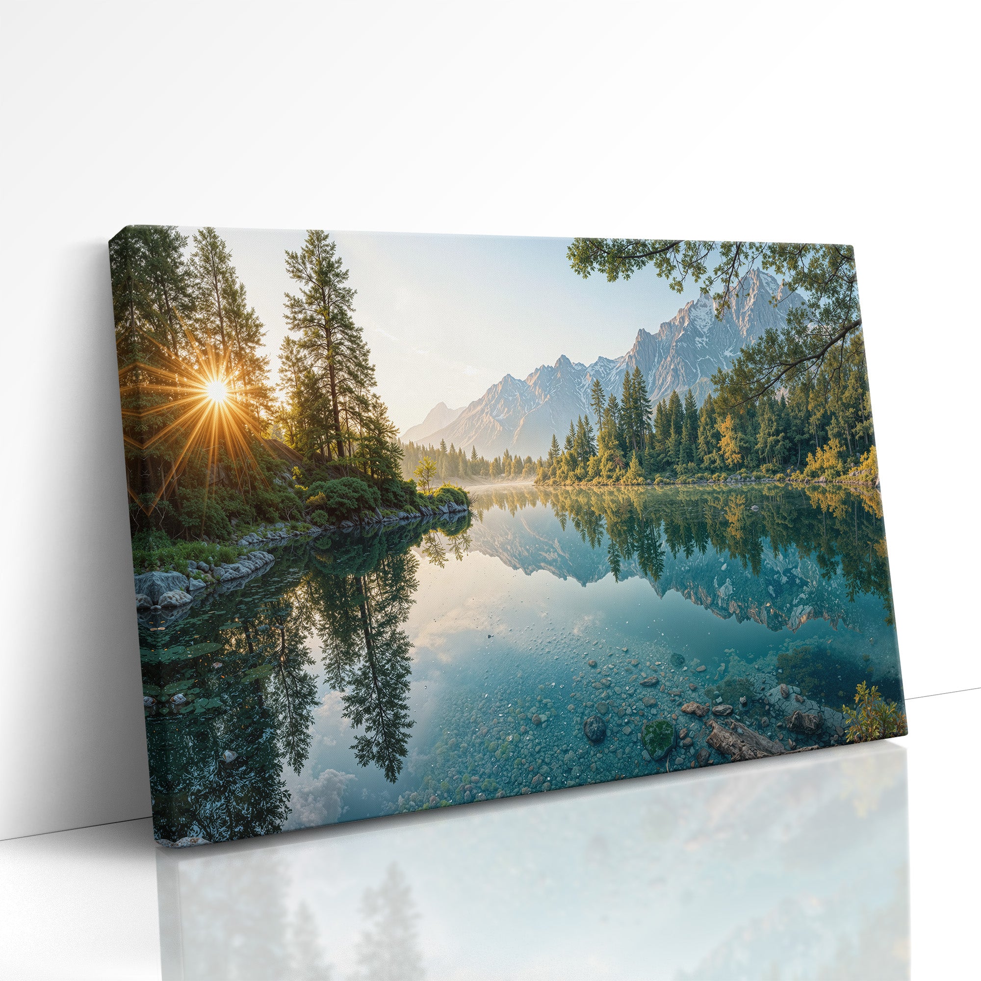 Lightfall Over the Emerald Mirror