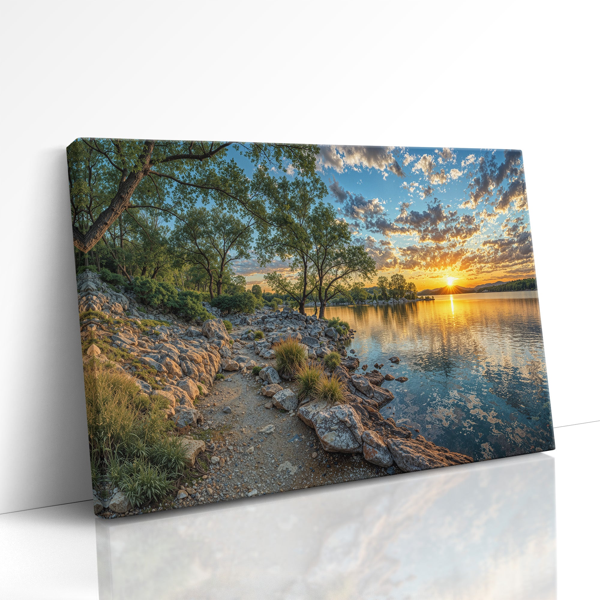 Golden Stillness at Dusk