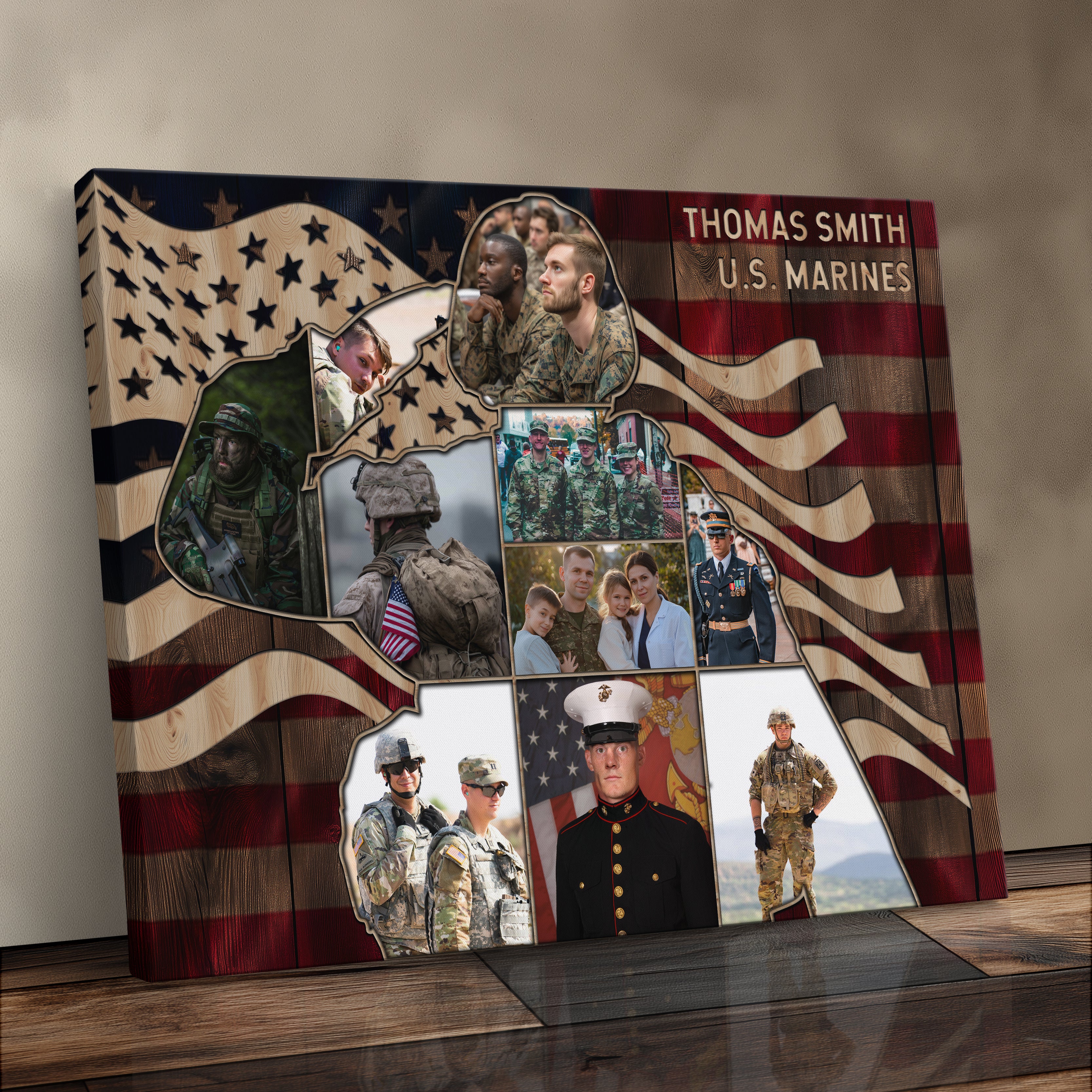 Salute Military Photo Collage