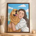 Faceless Or Minimalist Portrait From Photo, Cartoon Portrait, Family Gifts For Parents Or Couples Who Have Everything