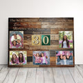 Personalized Birthday Gift For Mom Or Dad 30th Birthday Photo Collage Custom Canvas Print Gift Idea For Parents
