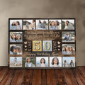 Personalized Birthday Gift For Grandma or Grandpa 50th Birthday Photo Collage Custom Canvas Print Gift Idea For Parents or Grandparents