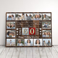 Personalized Birthday Gift For Grandparents 60th Birthday Photo Collage Custom Canvas Print Gift Idea For Grandma or Grandpa
