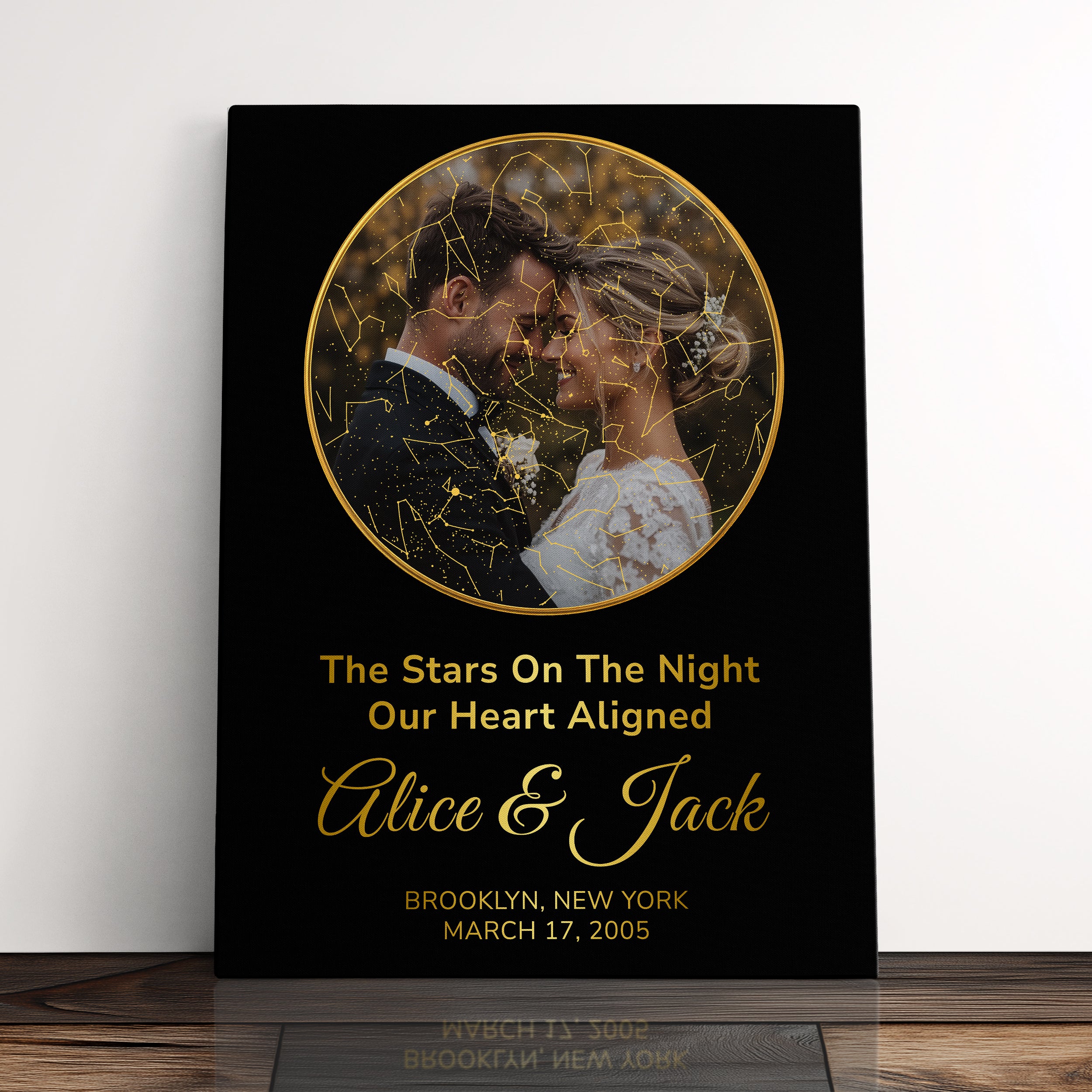 Personalized Romantic Photo Starmap