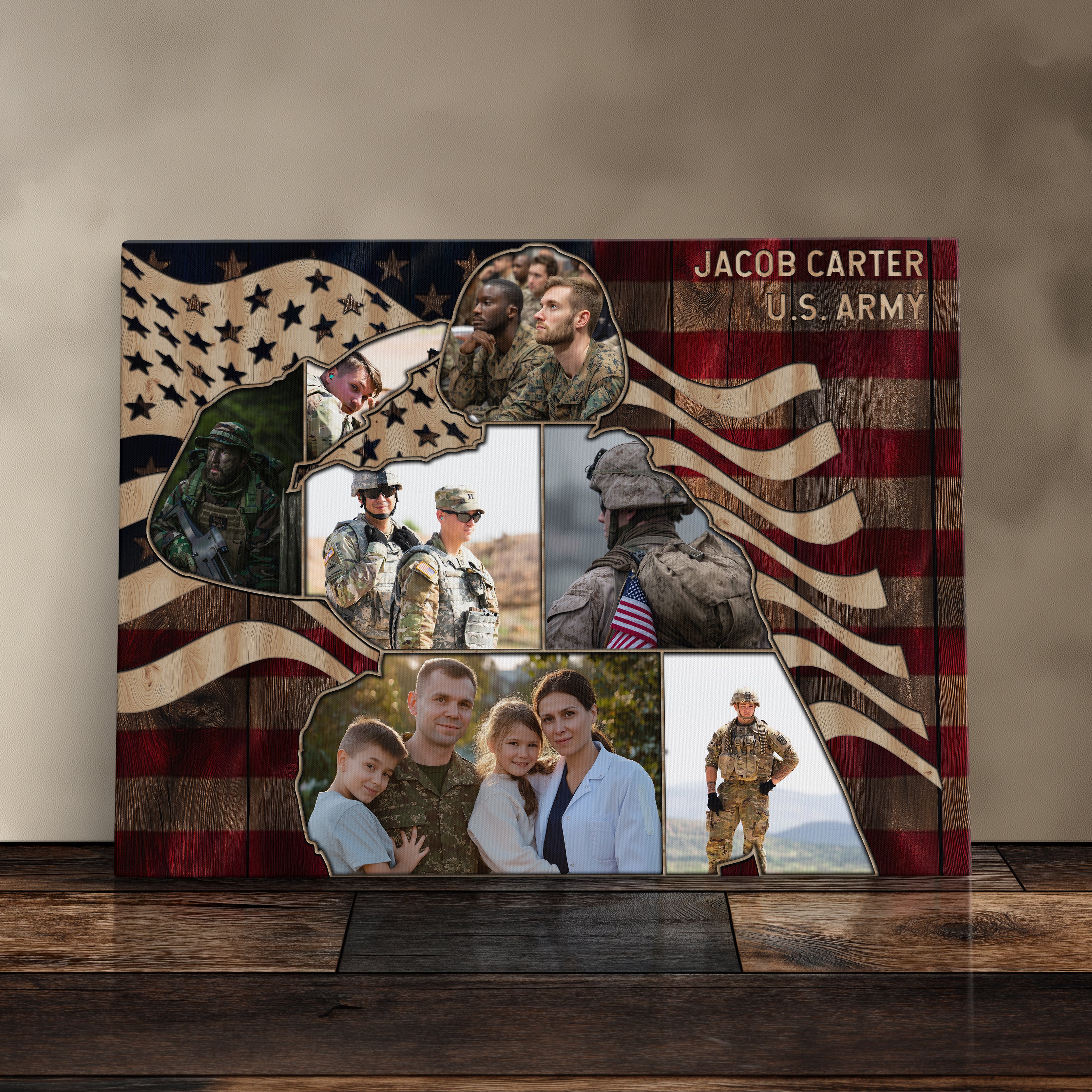 Salute Military Photo Collage