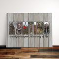 Personalized Deer Hunting Collage Canvas Print, Custom Photo Gift For Hunter Father, Husband, Or Boyfriend, Hunting Is Not Just A Sport, It's A Way Of Life