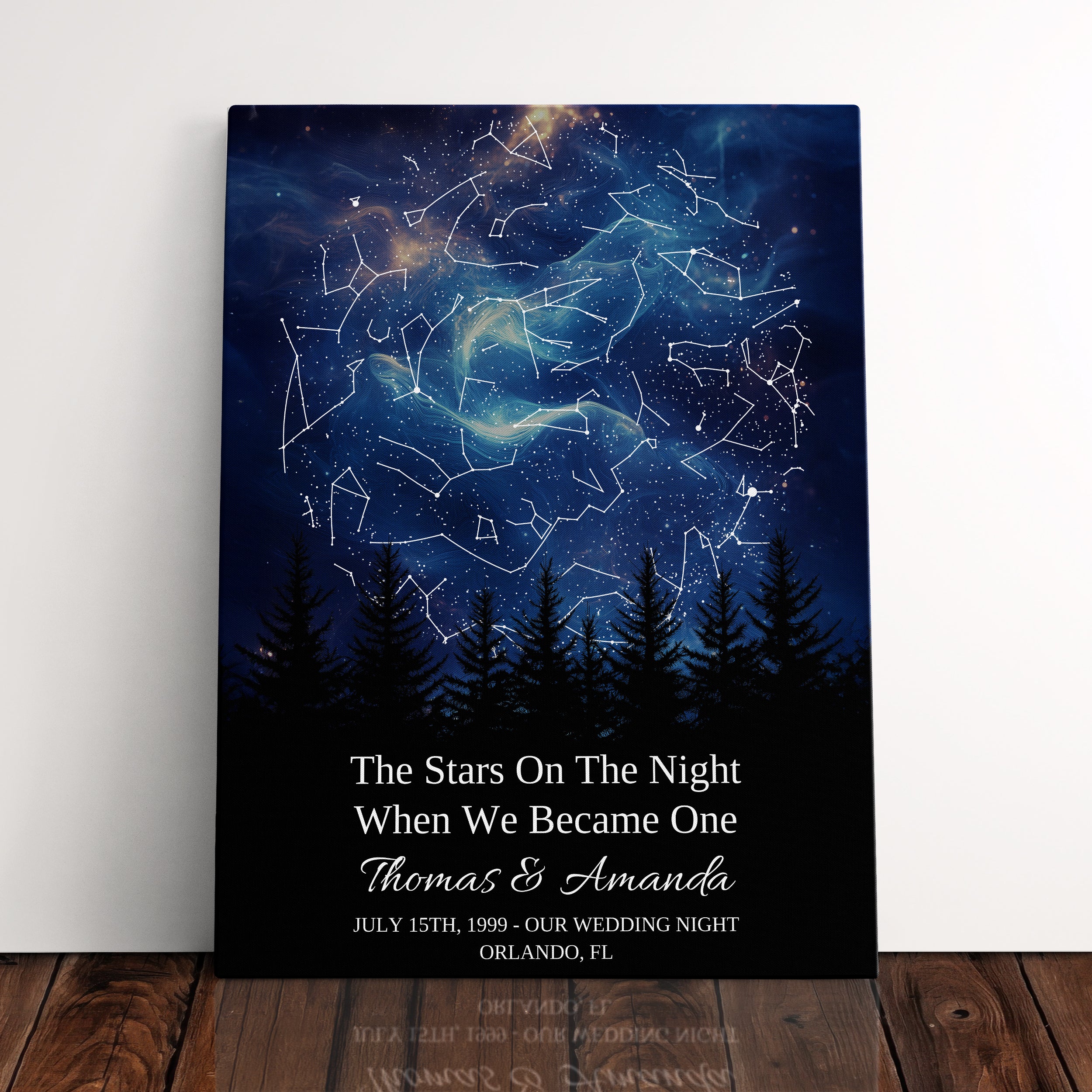 Personalized Romantic Starmap