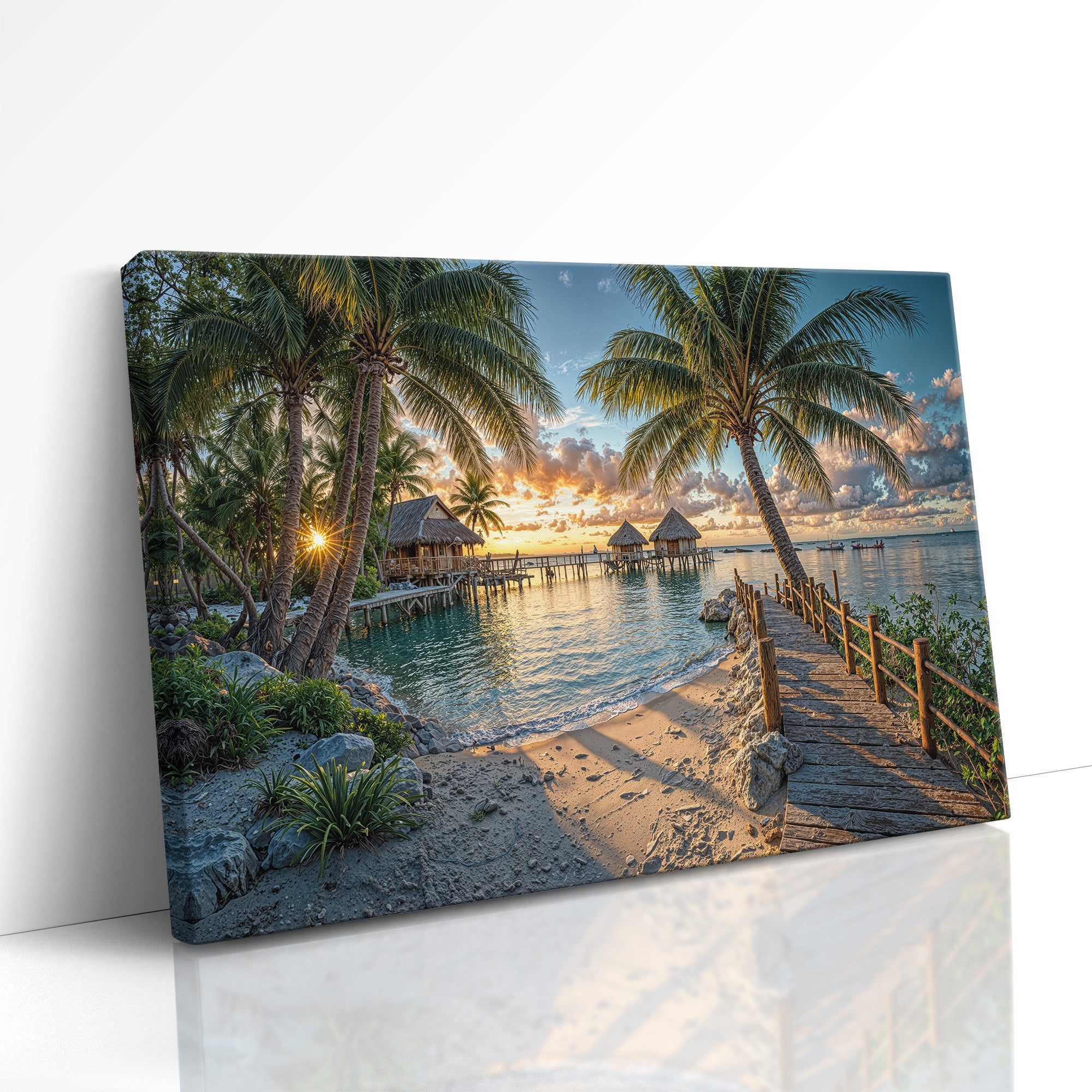 Sunset Shelter on the Sea