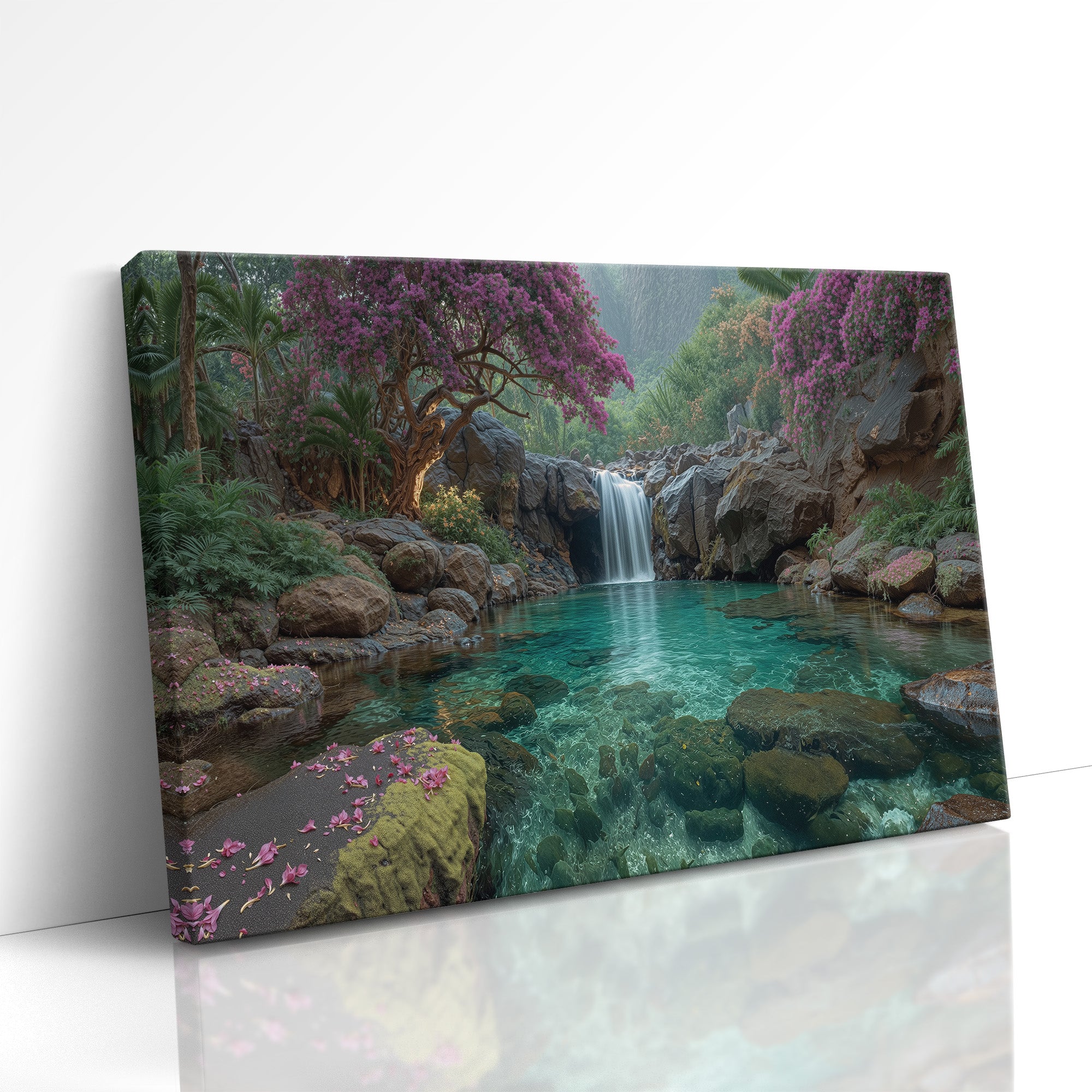 Petals Over the Falls of Serenity