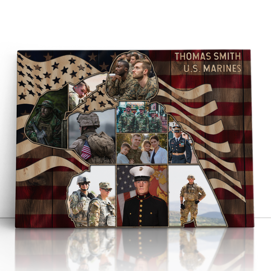 Salute Military Photo Collage