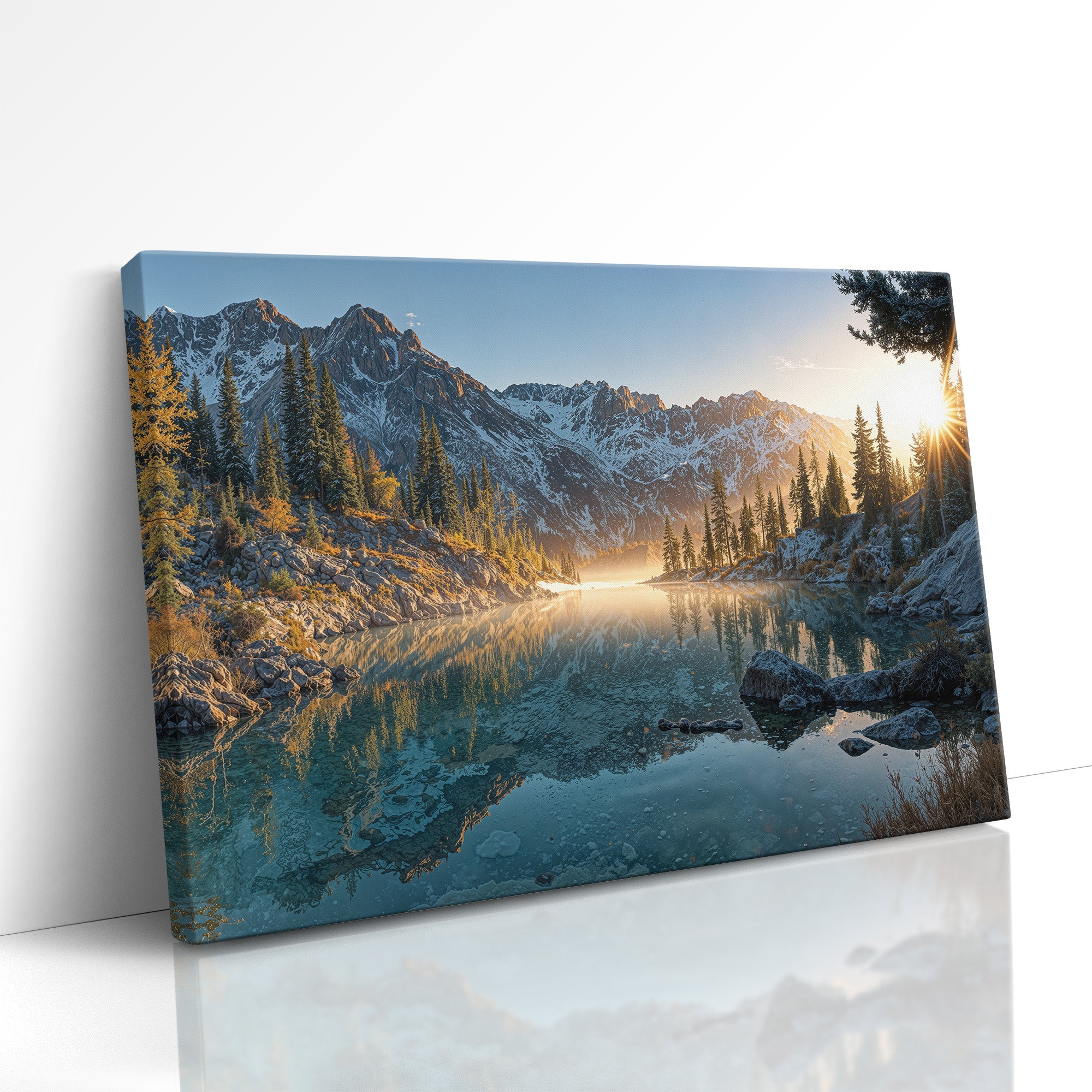 Dawnlight Over Crystal Pines