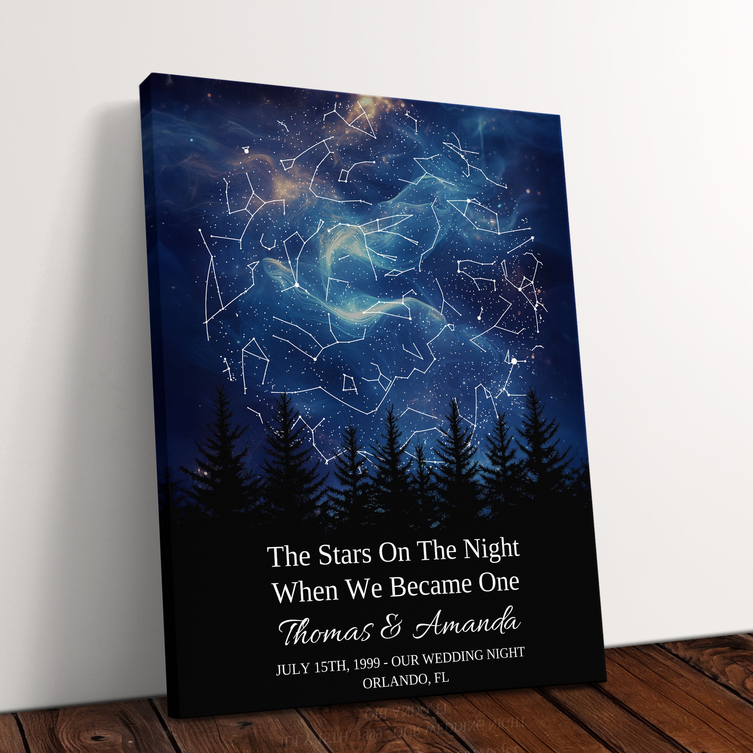 Personalized Romantic Starmap