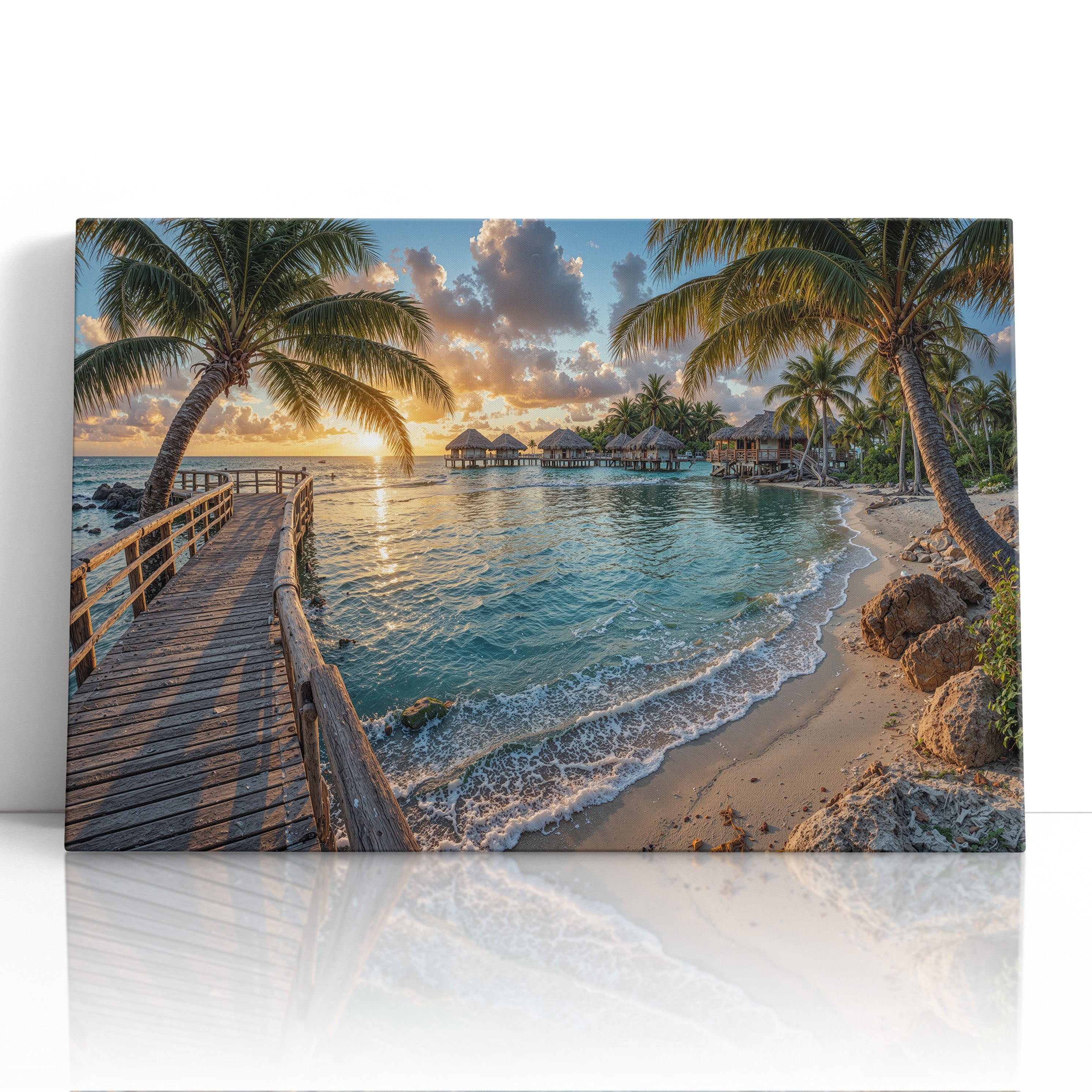 Golden Hour Over the Water