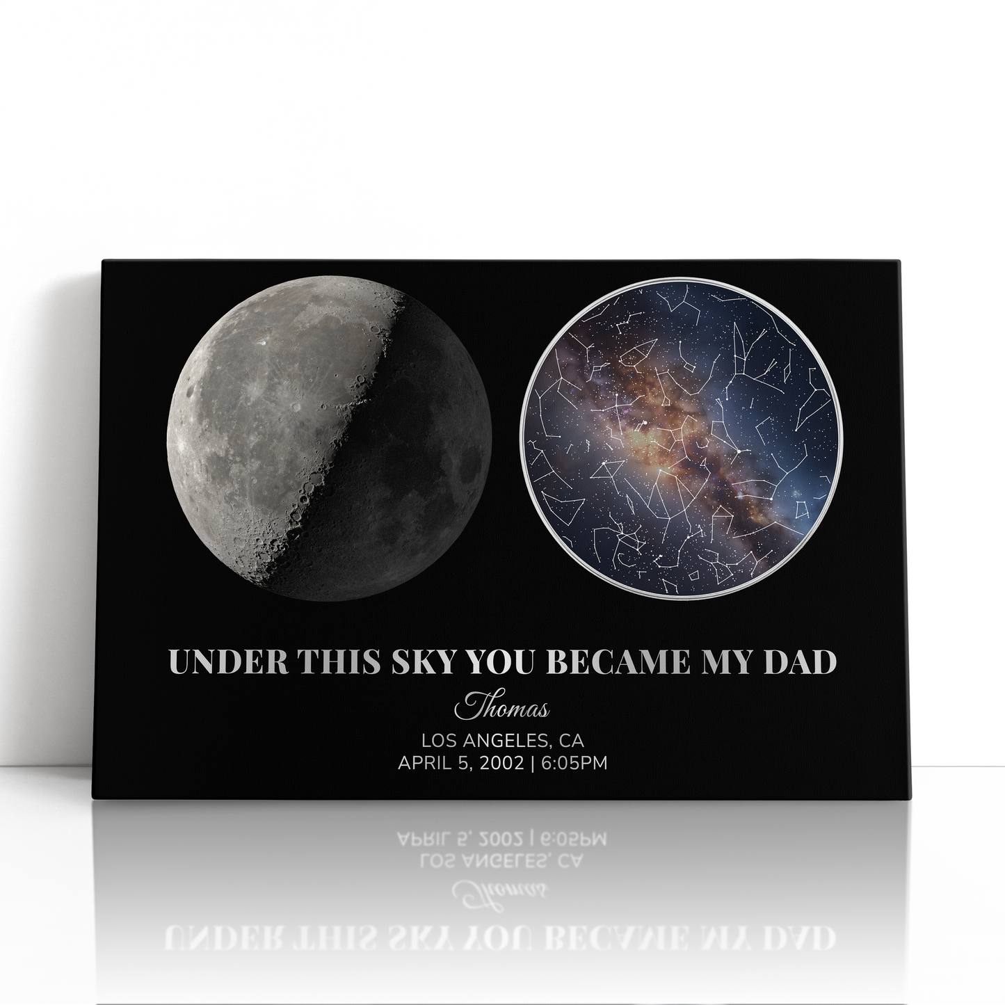 The Moon & Stars Personalized Gift For Dad