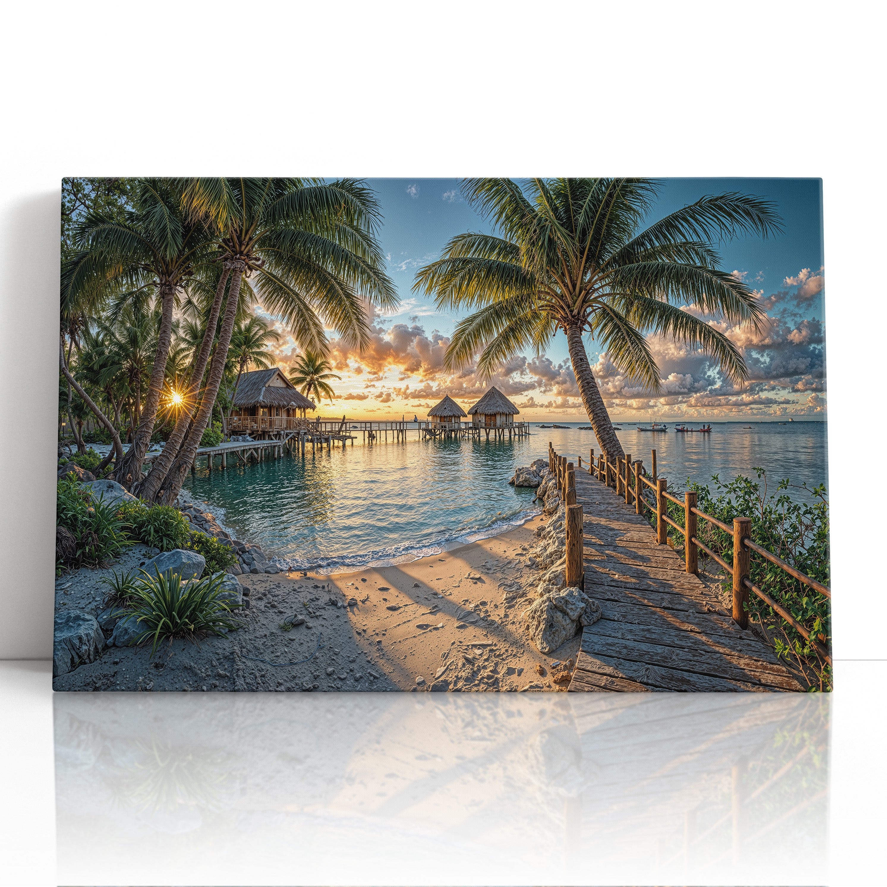 Sunset Shelter on the Sea