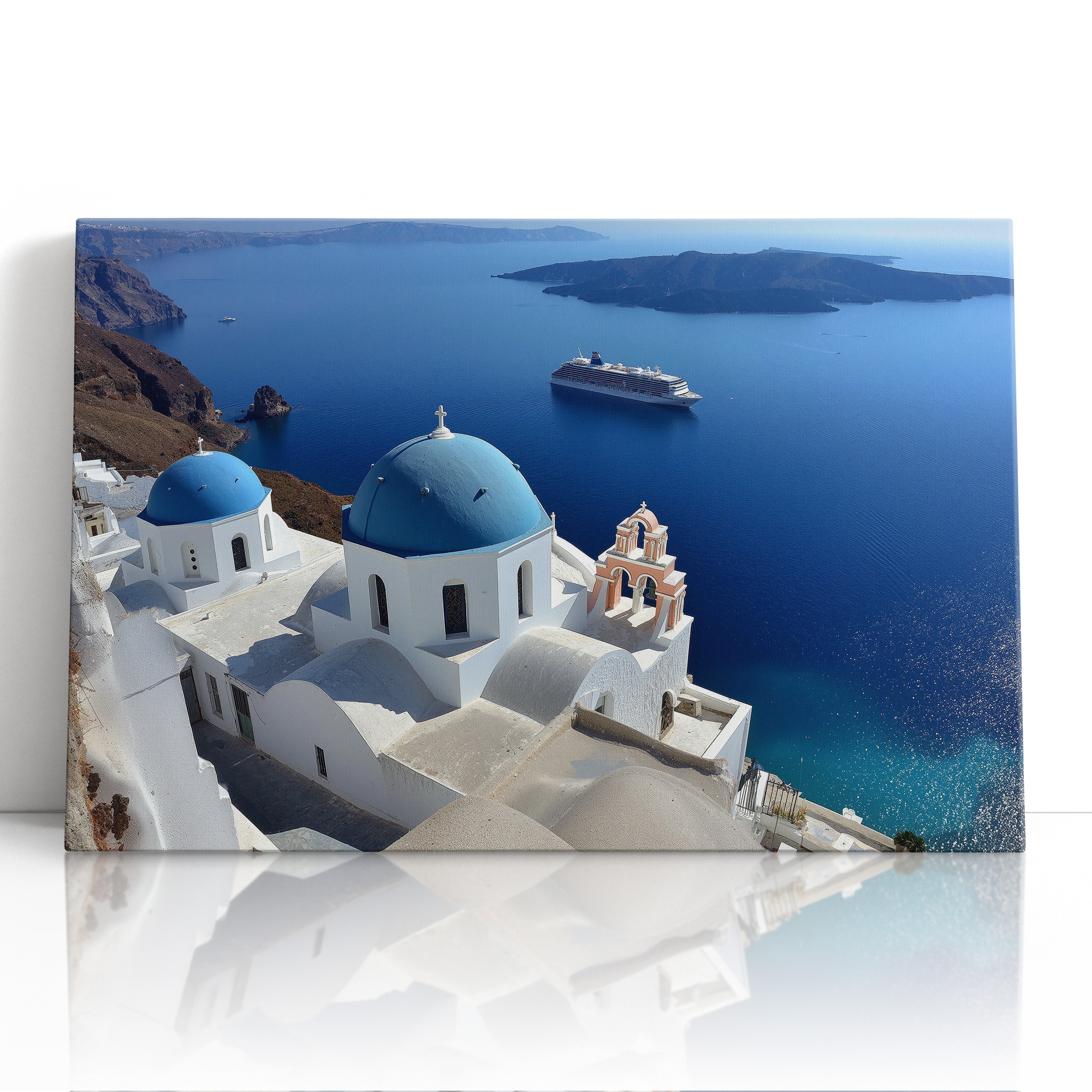Whispers of Santorini Waters