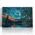 Starry Night Over Mountain Lake