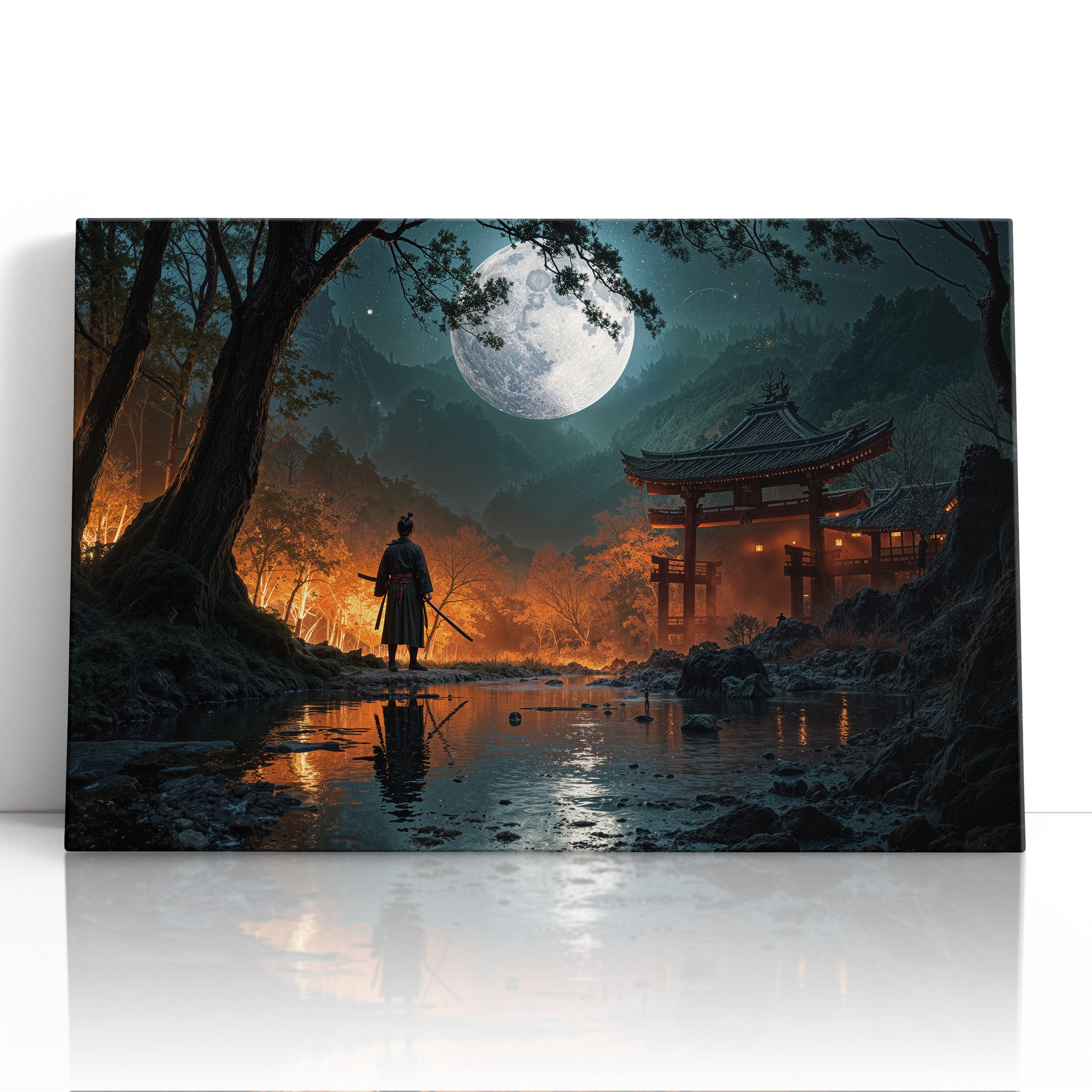 Moonlight Over the Warrior's Path