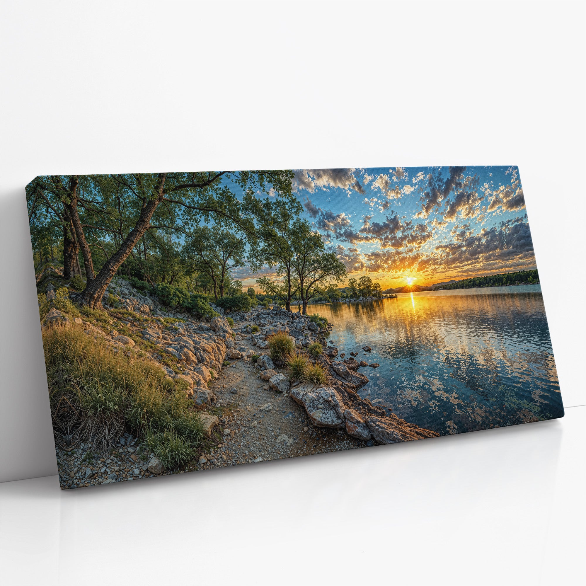 Golden Stillness at Dusk