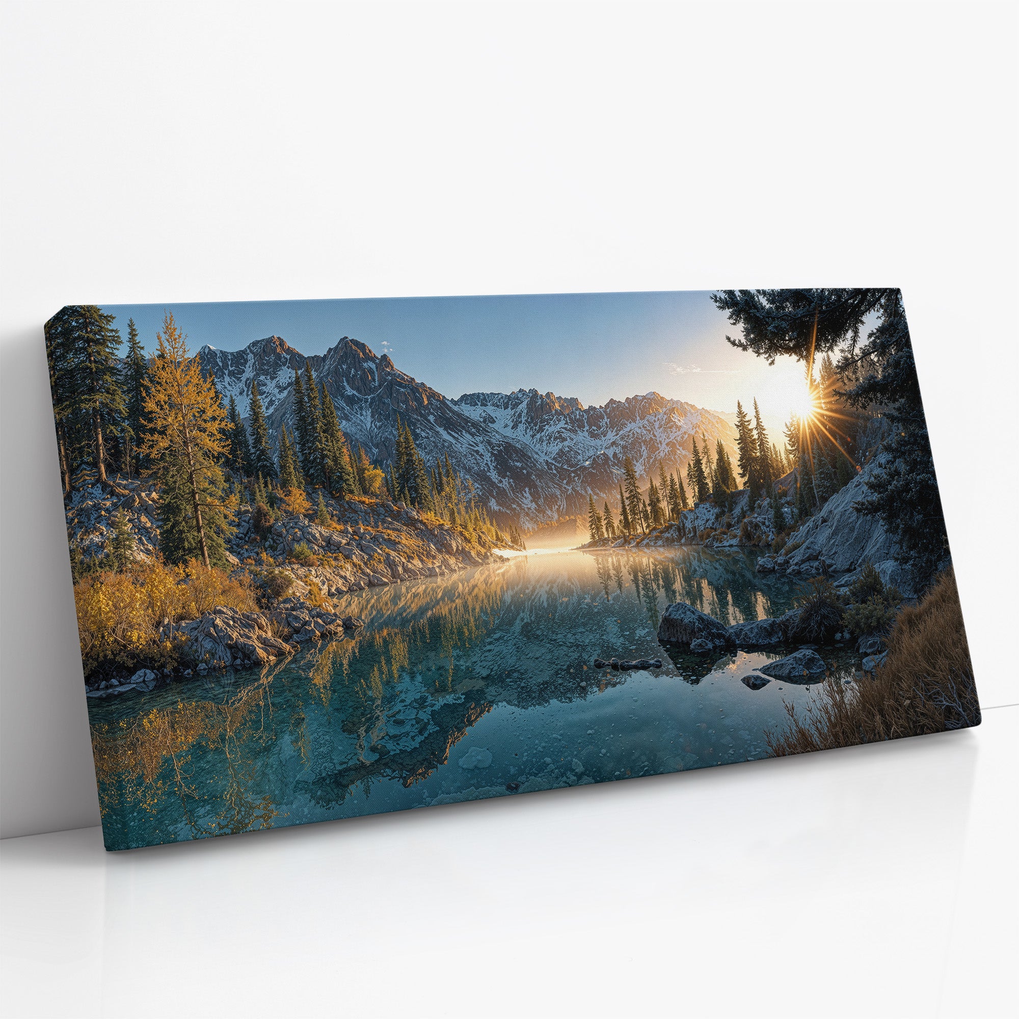 Dawnlight Over Crystal Pines