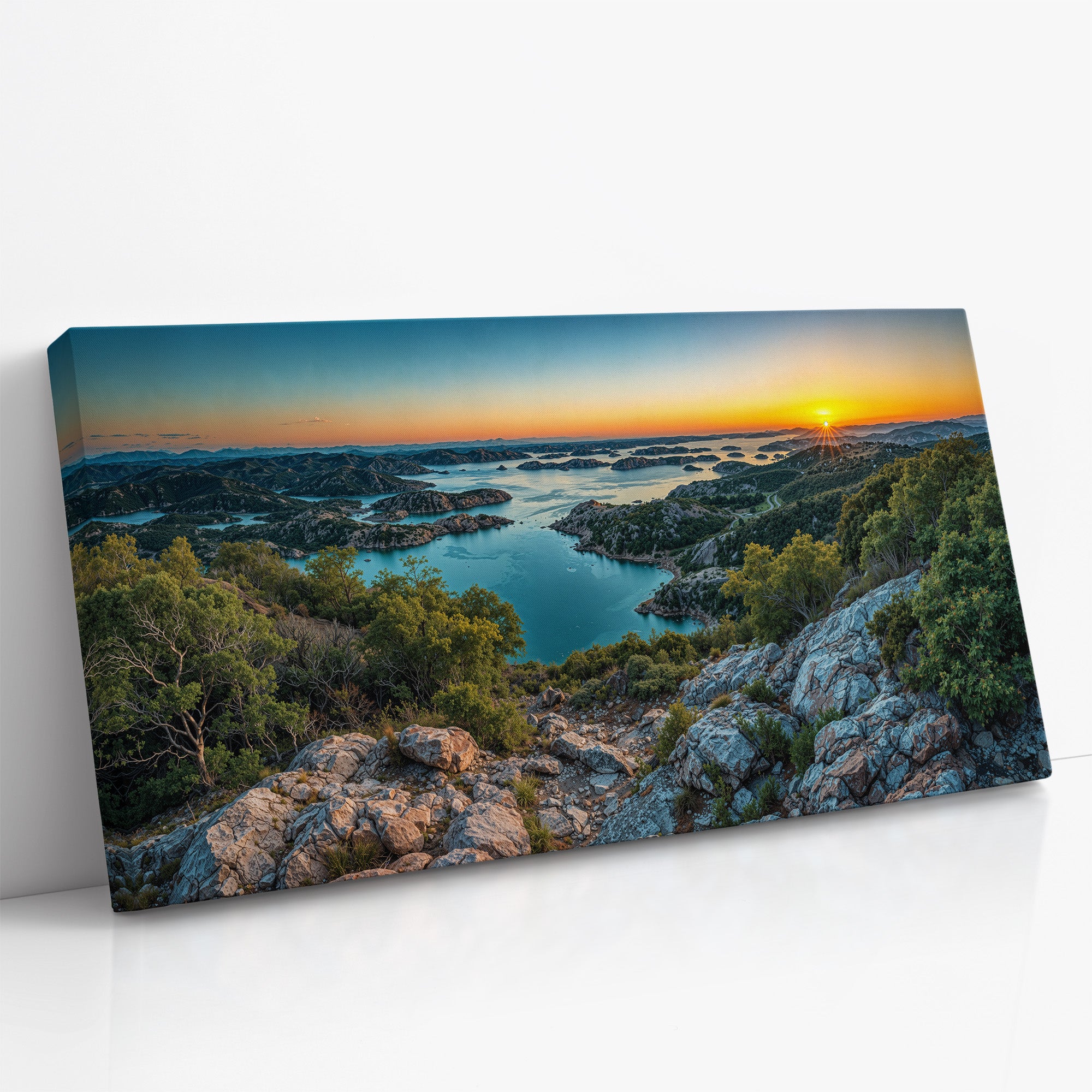 Twilight Over Fractured Waters