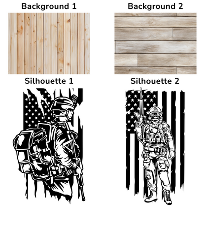 Home Of The Free Military Photo Collage