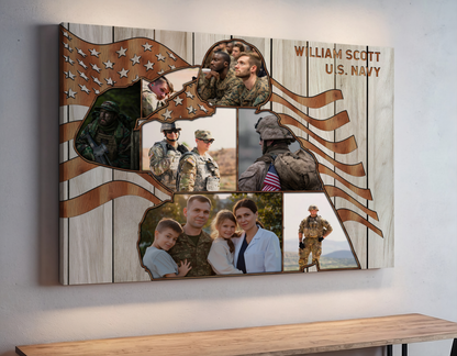 Salute Military Photo Collage