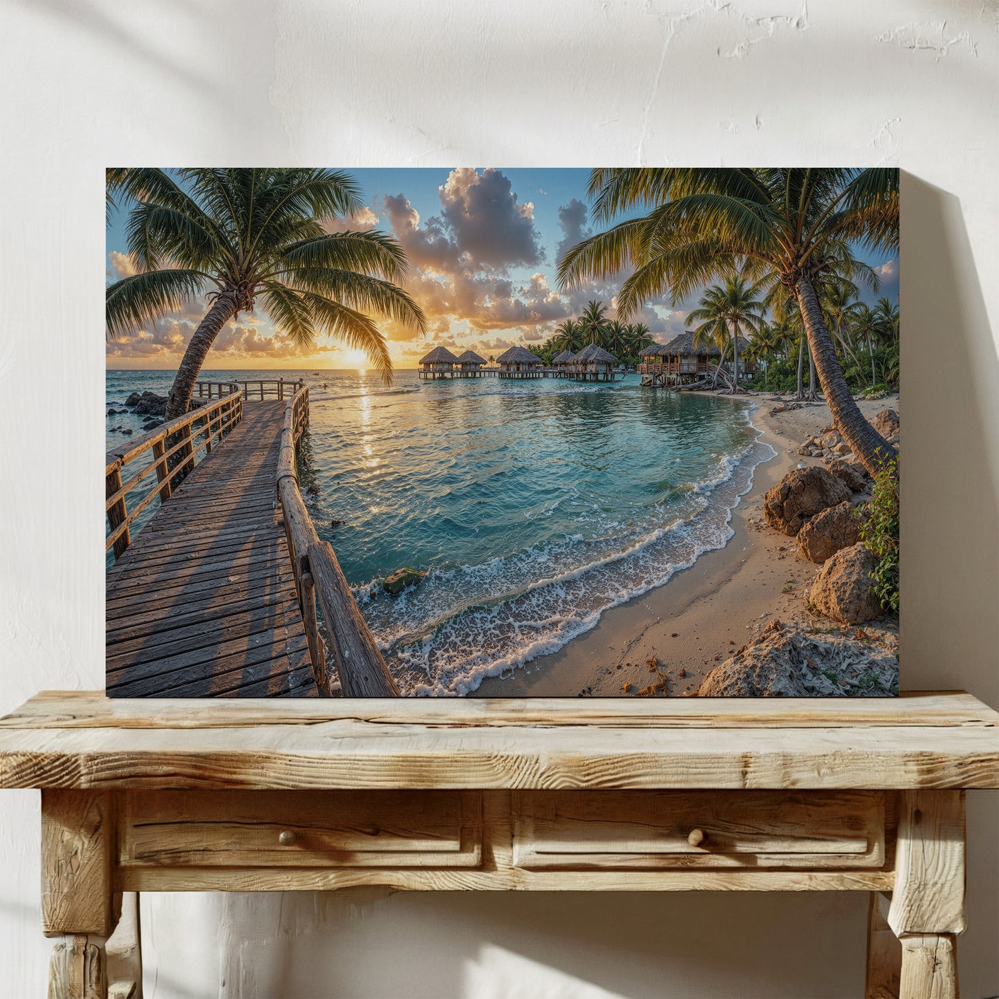 Golden Hour Over the Water