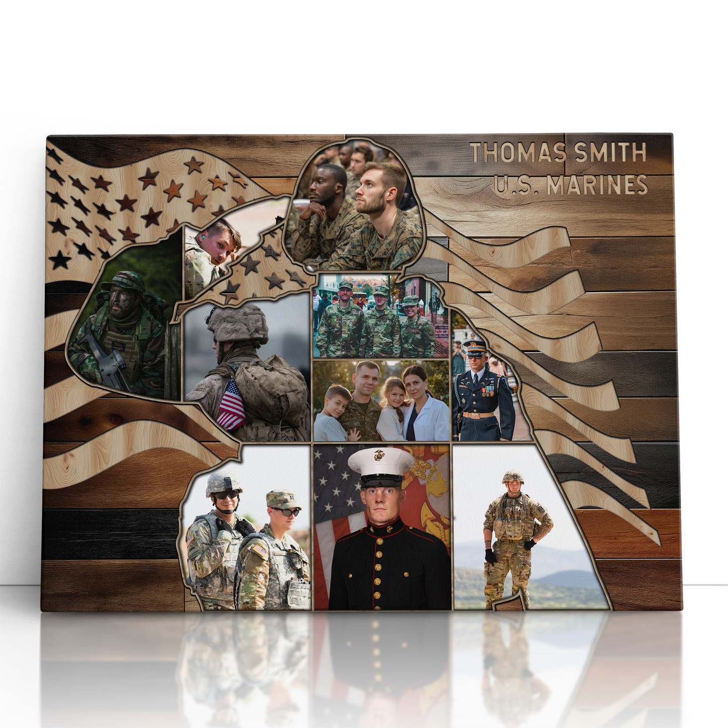 Salute Military Photo Collage