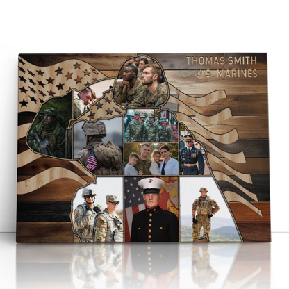 Salute Military Photo Collage