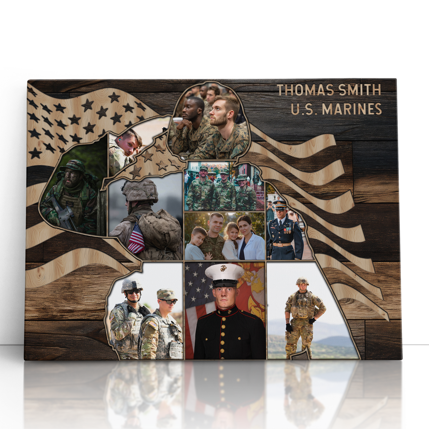 Salute Military Photo Collage