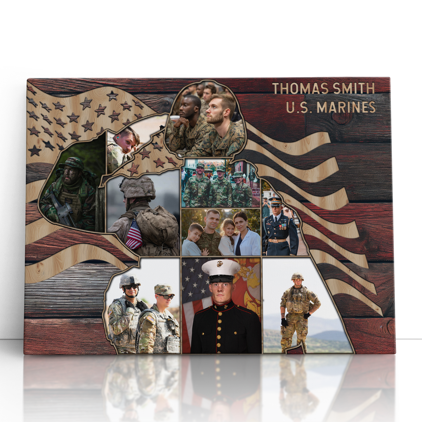 Salute Military Photo Collage