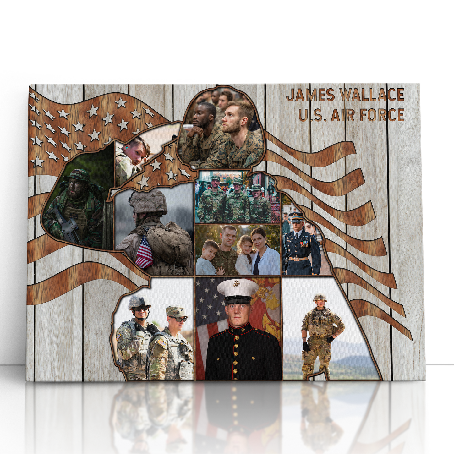 Salute Military Photo Collage