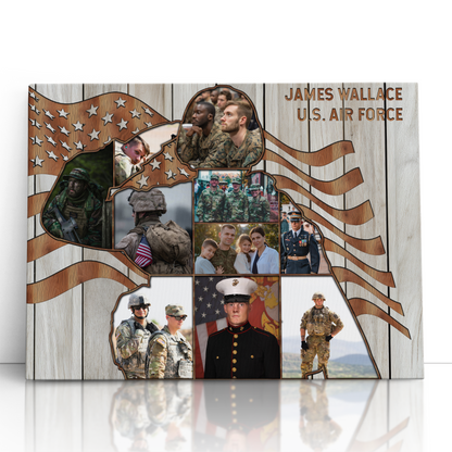 Salute Military Photo Collage