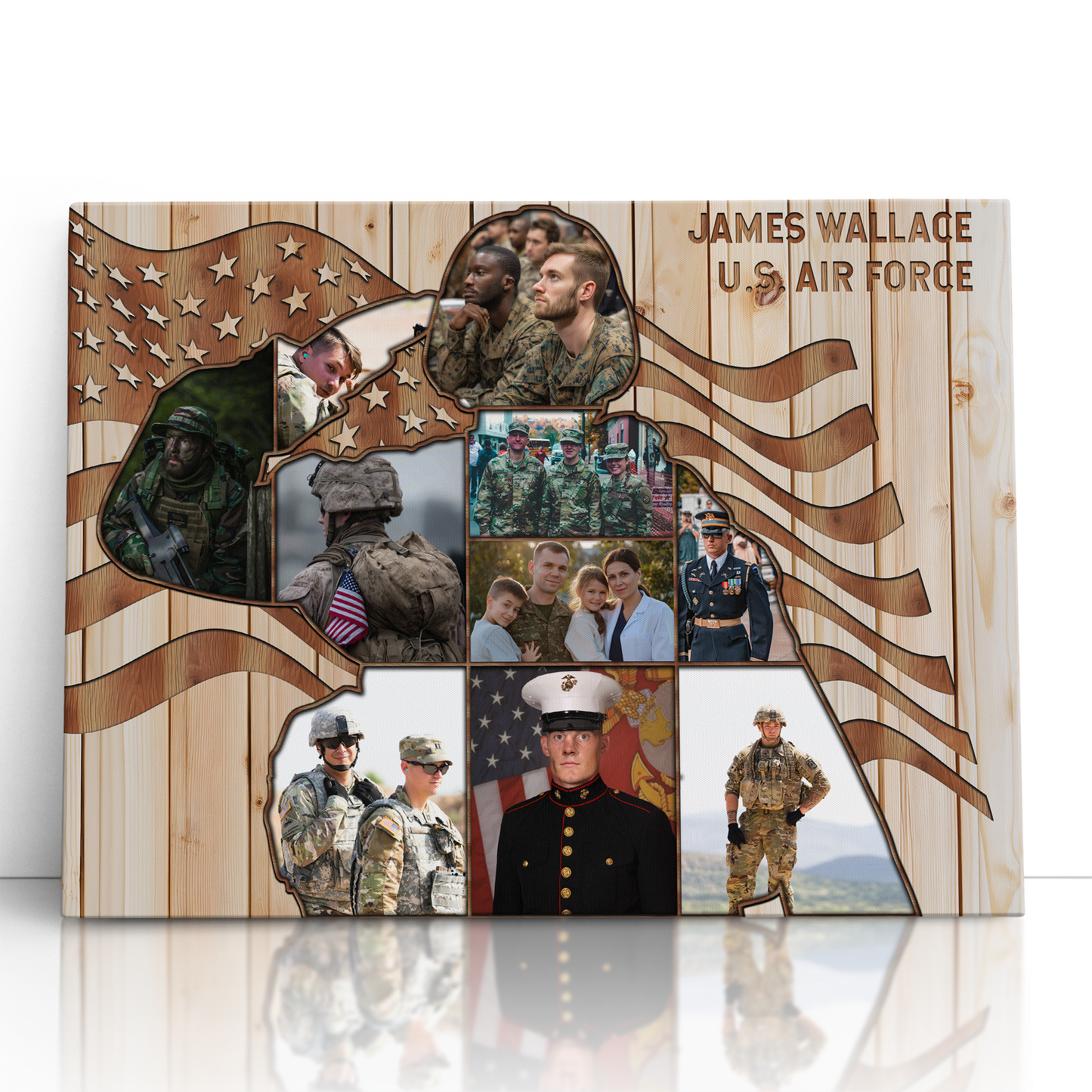 Salute Military Photo Collage