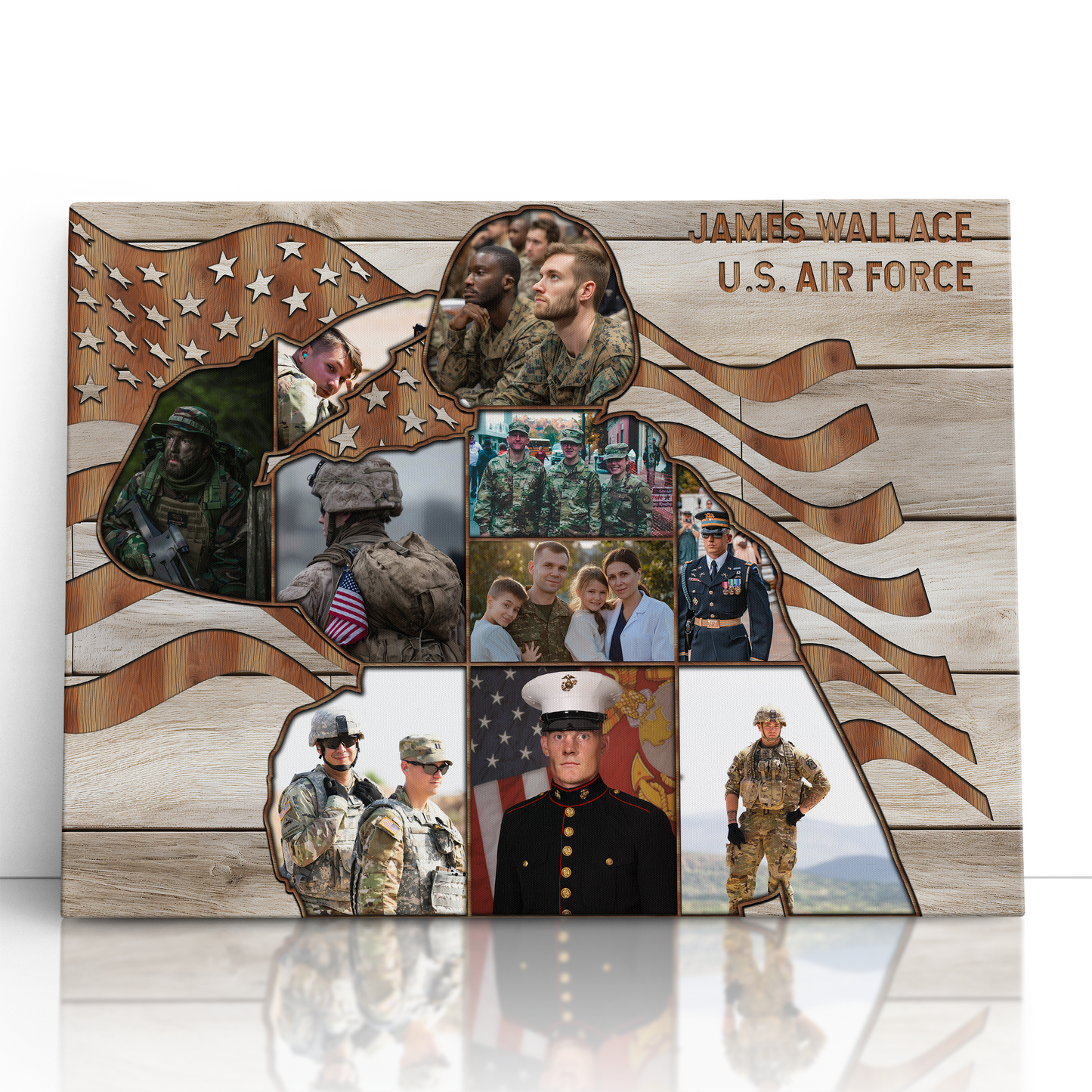 Salute Military Photo Collage