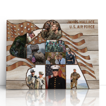 Salute Military Photo Collage