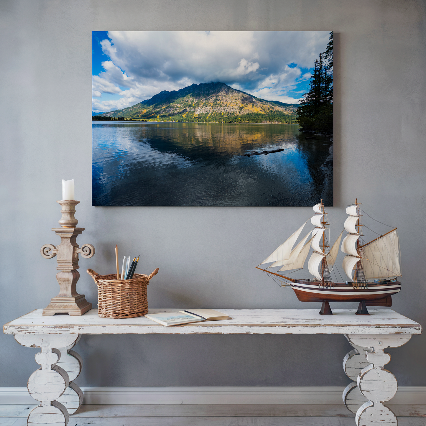 Mystic Mountain Over Lake Chelan