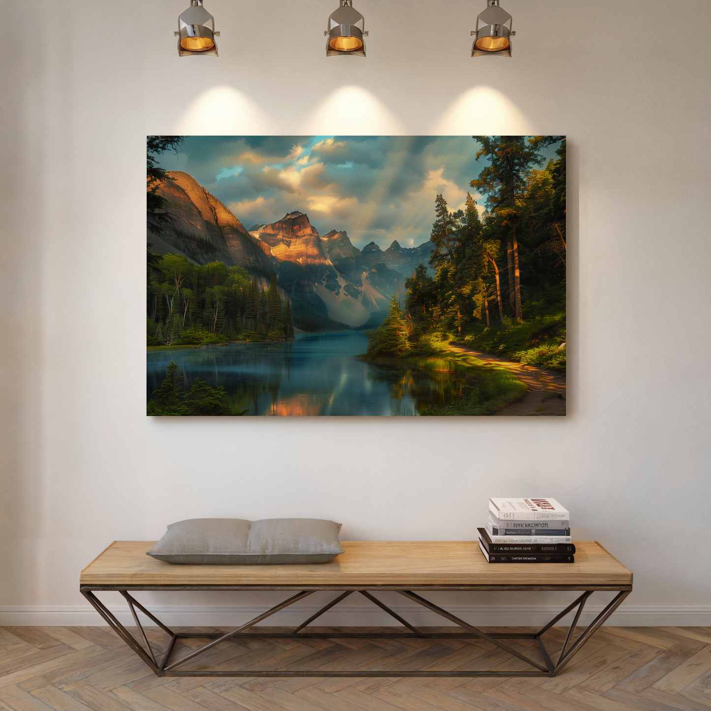 Alpenglow Reflections and Forest Trails