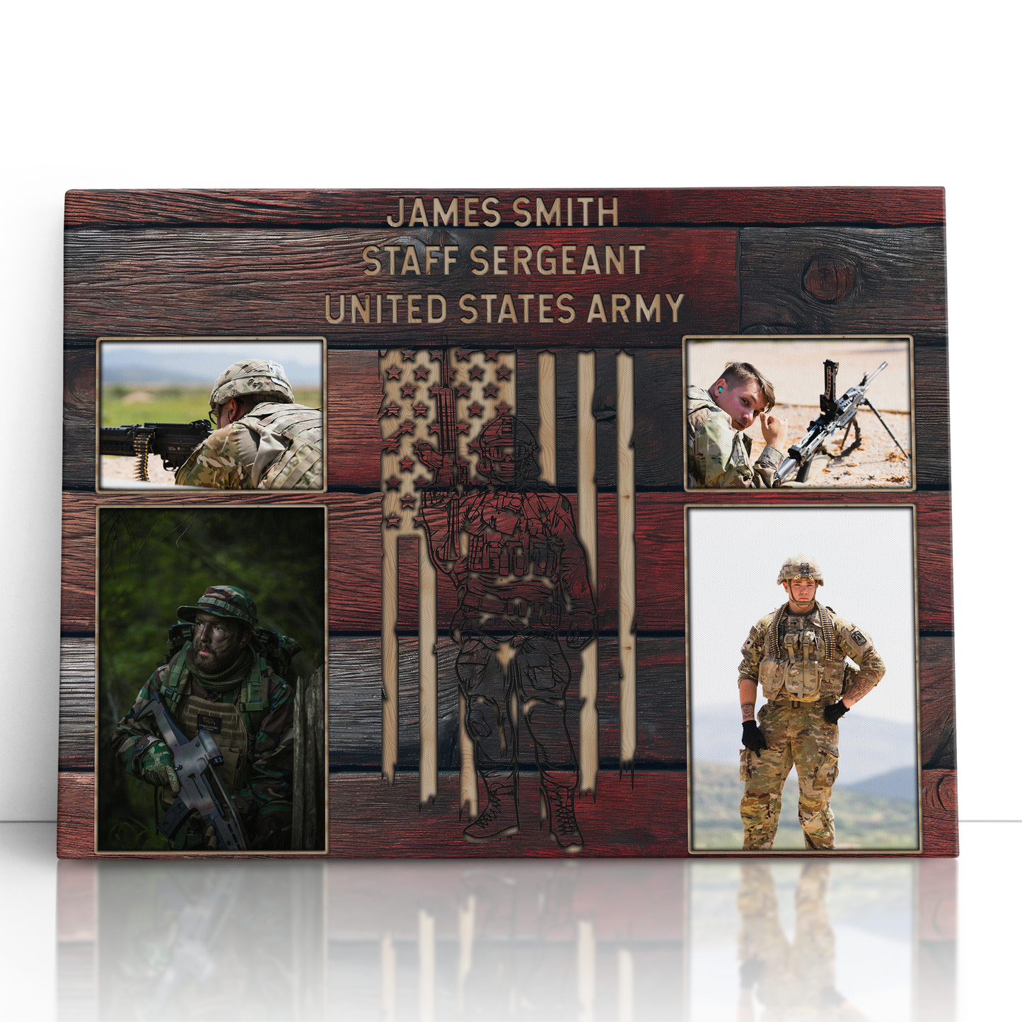 Personalized Military Photo Collage