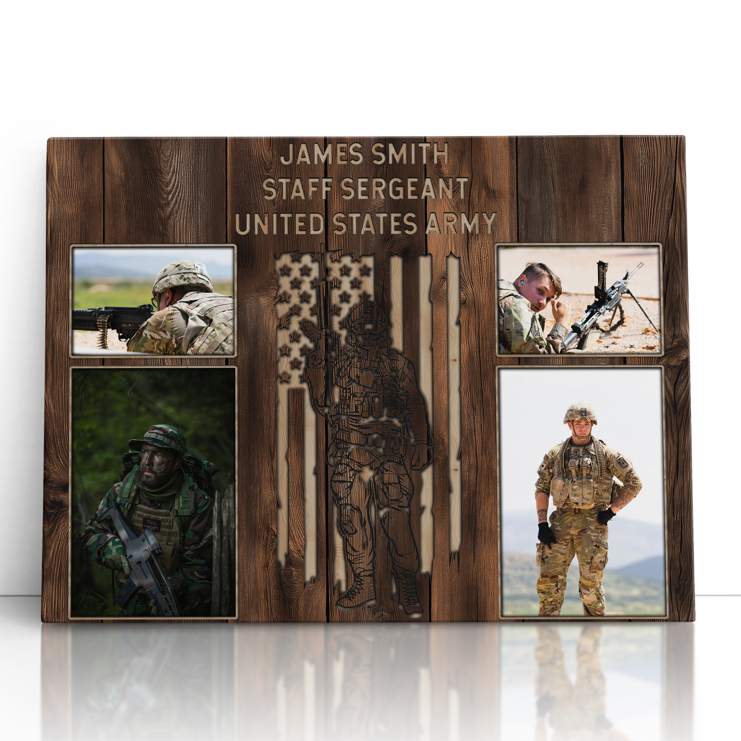 Personalized Military Photo Collage