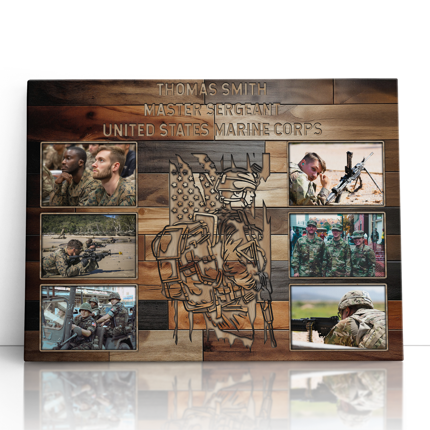 Personalized Military Photo Collage