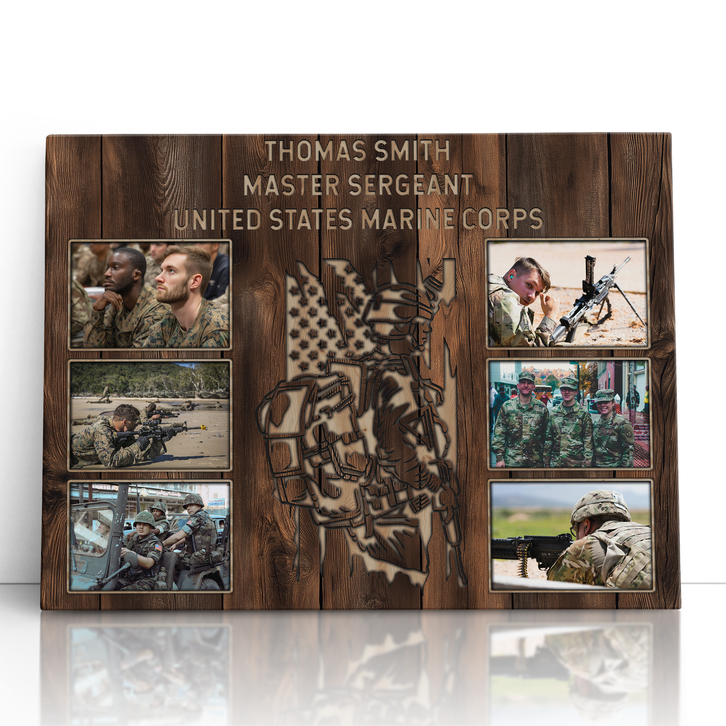 Personalized Military Photo Collage