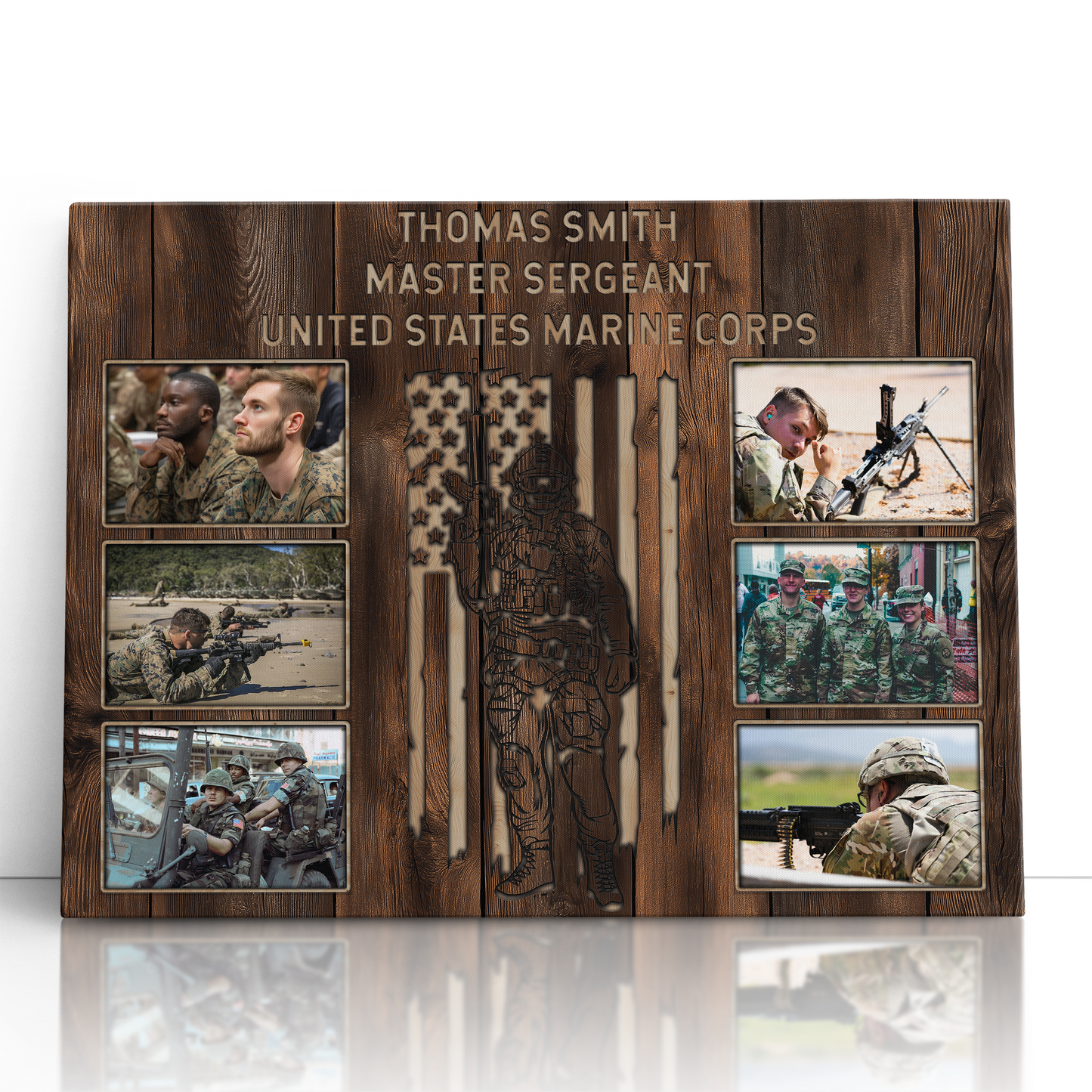 Personalized Military Photo Collage