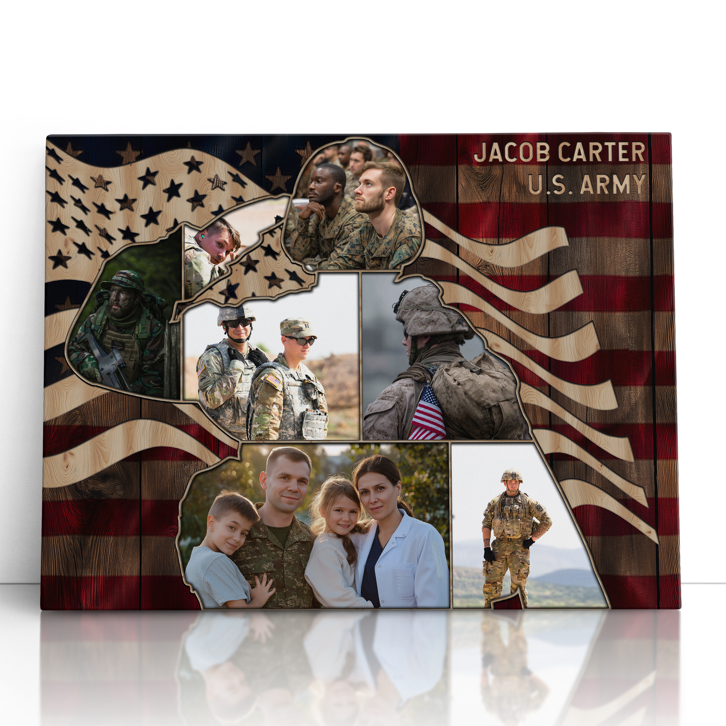 Salute Military Photo Collage