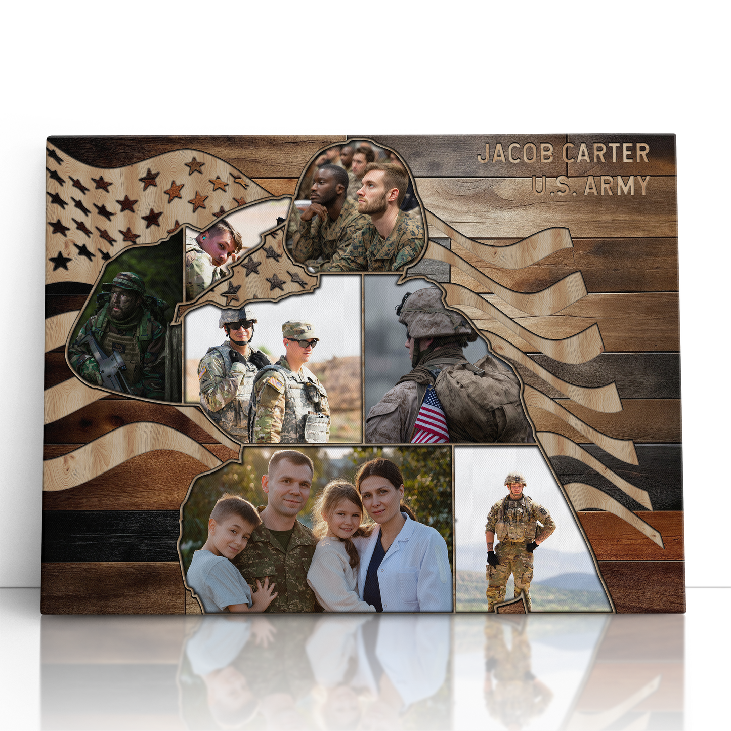 Salute Military Photo Collage